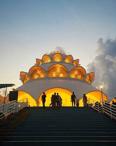 Lotus Temple — lighting design, Kozhikode, Kerala